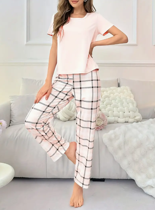 4 (2) Pijama camiseta y pantalón elodie