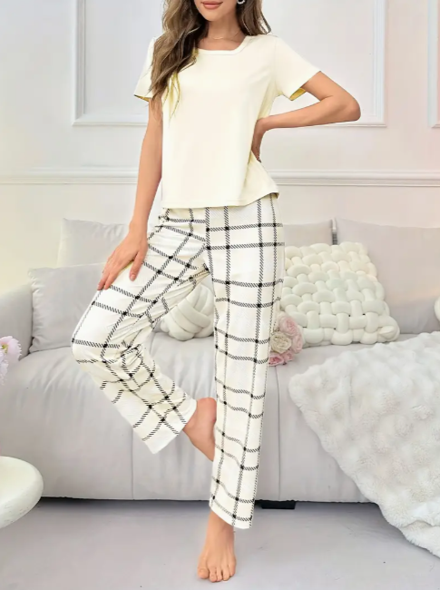 5 (2) Pijama camiseta y pantalón elodie